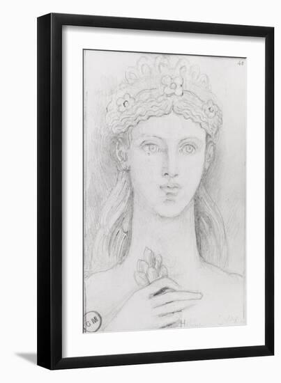 Etude pour Hélène-Gustave Moreau-Framed Giclee Print