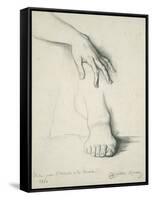 Etude pour Hésiode et les muses-Gustave Moreau-Framed Stretched Canvas