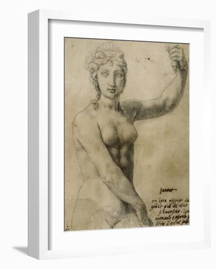 Etude pour Junon-Benvenuto Cellini-Framed Giclee Print