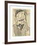 Etude pour L'homme blond-Roger De La Fresnaye-Framed Premium Giclee Print