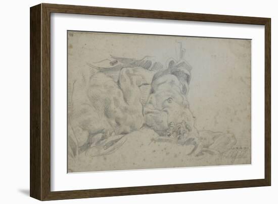 Etude pour la Galerie d'Apollon-Eugene Delacroix-Framed Giclee Print