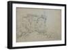 Etude pour la Galerie d'Apollon-Eugene Delacroix-Framed Giclee Print