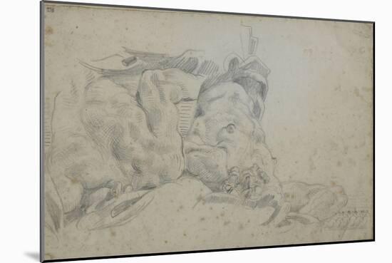 Etude pour la Galerie d'Apollon-Eugene Delacroix-Mounted Giclee Print
