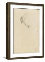 Etude pour Laure Bellelli-Edgar Degas-Framed Giclee Print