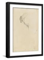 Etude pour Laure Bellelli-Edgar Degas-Framed Giclee Print