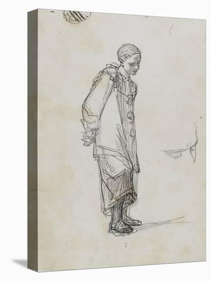 Etude pour le duel : Pierrot-Thomas Couture-Stretched Canvas
