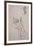Etude pour le portrait de la baronne James de Rothschild-Jean-Auguste-Dominique Ingres-Framed Giclee Print