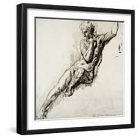 Etude pour Léda-Gustave Moreau-Framed Giclee Print