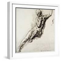 Etude pour Léda-Gustave Moreau-Framed Giclee Print