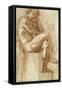 Etude pour les filles de Thespius (Hercule)-Gustave Moreau-Framed Stretched Canvas