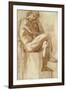 Etude pour les filles de Thespius (Hercule)-Gustave Moreau-Framed Giclee Print