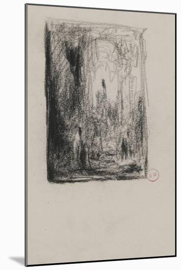 Etude pour Salomé dansant devant Hérode-Gustave Moreau-Mounted Giclee Print