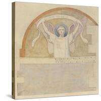 Etude pour un ange portant un phylactère intitulé Gloria in excelsis deo-Charles Lameire-Stretched Canvas