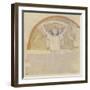 Etude pour un ange portant un phylactère intitulé Gloria in excelsis deo-Charles Lameire-Framed Giclee Print
