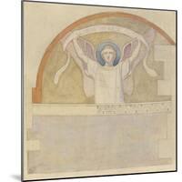 Etude pour un ange portant un phylactère intitulé Gloria in excelsis deo-Charles Lameire-Mounted Giclee Print