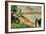 Etude pour une baignade-Georges Seurat-Framed Giclee Print