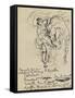 Etude pour une nymphe débridant l'un des chevaux d'Apollon-Louis Anquetin-Framed Stretched Canvas