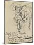 Etude pour une nymphe débridant l'un des chevaux d'Apollon-Louis Anquetin-Mounted Giclee Print