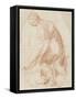 Etude pour une sainte Madeleine soutenant la Vierge-Federico Barocci-Framed Stretched Canvas