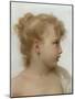 Etude: Tete de Petite Fille, 1888-William Adolphe Bouguereau-Mounted Giclee Print