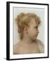 Etude: Tete de Petite Fille, 1888-William Adolphe Bouguereau-Framed Giclee Print