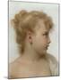 Etude: Tete de Petite Fille, 1888-William Adolphe Bouguereau-Mounted Giclee Print