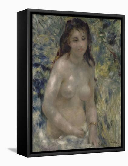 Etude.Torse, effet de soleil-Pierre-Auguste Renoir-Framed Stretched Canvas