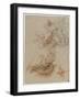 Etudes d'un ange musicien-Charles de La Fosse-Framed Giclee Print