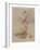 Etudes d'un ange musicien-Charles de La Fosse-Framed Giclee Print