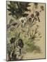 Etudes de fleurs : Soucis, hortensias et reines- marguerites; vers 1840-1850-Eugene Delacroix-Mounted Giclee Print