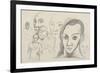 Etudes pour autoportraits-null-Framed Giclee Print