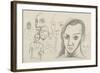 Etudes pour autoportraits-null-Framed Giclee Print