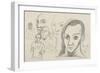 Etudes pour autoportraits-null-Framed Giclee Print