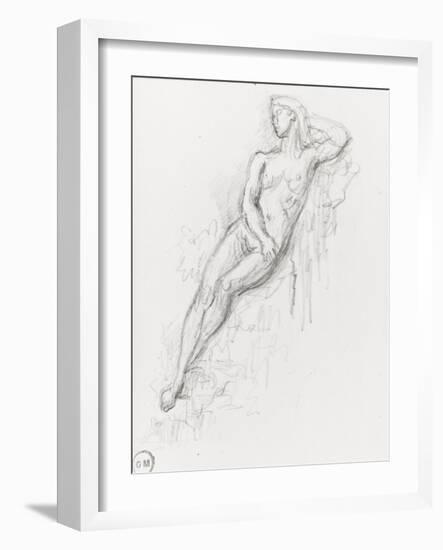 Etudes pour Galatée-Gustave Moreau-Framed Giclee Print