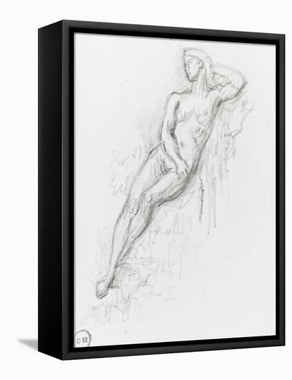 Etudes pour Galatée-Gustave Moreau-Framed Stretched Canvas