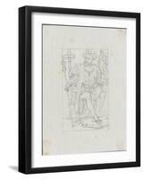 Etudes pour un jeu de carte à jouer-null-Framed Giclee Print