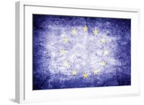 Eu Flag-kwasny221-Framed Art Print