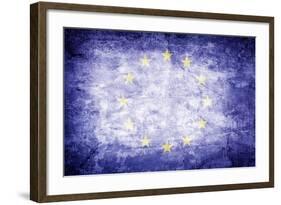 Eu Flag-kwasny221-Framed Art Print