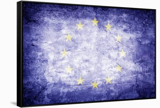 Eu Flag-kwasny221-Framed Stretched Canvas