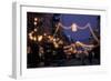 EU, France, Alsace, Saverne. Christmas market lights-Dave Bartruff-Framed Photographic Print