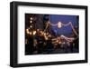 EU, France, Alsace, Saverne. Christmas market lights-Dave Bartruff-Framed Photographic Print