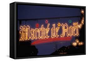 EU, France, Saverne. Christmas market-Dave Bartruff-Framed Stretched Canvas