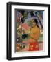 Eu Haere Ia Oe (Woman Holding a Fruit. Where are You Going), 1893-Paul Gauguin-Framed Giclee Print