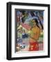 Eu Haere Ia Oe (Woman Holding a Fruit. Where are You Going), 1893-Paul Gauguin-Framed Giclee Print