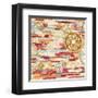 EU Timetable I Red-Kathy Ferguson-Framed Art Print