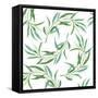 Eucalyptus Leaves-Elizabeth Rider-Framed Stretched Canvas