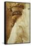 Eucharis, a Girl with a Basket of Fruit-Frederick Leighton-Framed Stretched Canvas