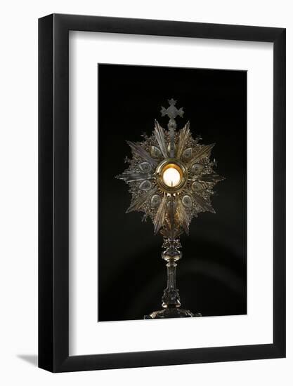 Eucharist adoration, Ars-sur-Formans, Ain, France-Godong-Framed Photographic Print