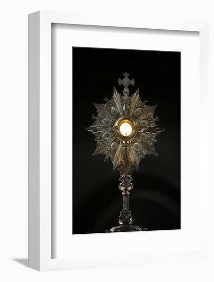 Eucharist adoration, Ars-sur-Formans, Ain, France-Godong-Framed Photographic Print