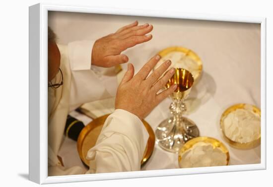 Eucharist celebration, France-Godong-Framed Photographic Print